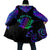 Neon Dartboard Darts Cloak with Colorful Target and Psychedelic Swirl Pattern - Wonder Print Shop