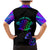 Neon Dartboard Darts Family Matching Mermaid Dress and Hawaiian Shirt with Colorful Target and Psychedelic Swirl Pattern - Wonder Print Shop