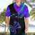 Neon Dartboard Darts Hawaiian Shirt with Colorful Target and Psychedelic Swirl Pattern - Wonder Print Shop