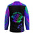 Neon Dartboard Darts Hockey Jersey with Colorful Target and Psychedelic Swirl Pattern - Wonder Print Shop