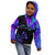 Neon Dartboard Darts Kid Hoodie with Colorful Target and Psychedelic Swirl Pattern - Wonder Print Shop