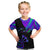 Neon Dartboard Darts Kid T Shirt with Colorful Target and Psychedelic Swirl Pattern - Wonder Print Shop