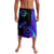 Neon Dartboard Darts Lavalava with Colorful Target and Psychedelic Swirl Pattern - Wonder Print Shop