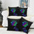 Neon Dartboard Darts Pillow Cover with Colorful Target and Psychedelic Swirl Pattern - Wonder Print Shop