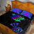 Neon Dartboard Darts Quilt Bed Set with Colorful Target and Psychedelic Swirl Pattern - Wonder Print Shop