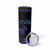 Neon Dartboard Darts Skinny Tumbler with Colorful Target and Psychedelic Swirl Pattern - Wonder Print Shop