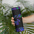 Neon Dartboard Darts Skinny Tumbler with Colorful Target and Psychedelic Swirl Pattern - Wonder Print Shop