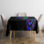 Neon Dartboard Darts Tablecloth with Colorful Target and Psychedelic Swirl Pattern - Wonder Print Shop