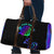 Neon Dartboard Darts Travel Bag with Colorful Target and Psychedelic Swirl Pattern - Wonder Print Shop