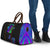 Neon Dartboard Darts Travel Bag with Colorful Target and Psychedelic Swirl Pattern - Wonder Print Shop