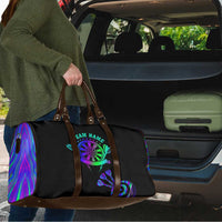 Neon Dartboard Darts Travel Bag with Colorful Target and Psychedelic Swirl Pattern - Wonder Print Shop