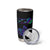 Neon Dartboard Darts Tumbler Cup with Colorful Target and Psychedelic Swirl Pattern - Wonder Print Shop