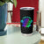 Neon Dartboard Darts Tumbler Cup with Colorful Target and Psychedelic Swirl Pattern - Wonder Print Shop