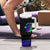 Neon Dartboard Darts Tumbler With Handle with Colorful Target and Psychedelic Swirl Pattern - Wonder Print Shop