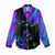 Neon Dartboard Darts Women Casual Shirt with Colorful Target and Psychedelic Swirl Pattern - Wonder Print Shop