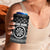 Grunge American Flag Darts 4 in 1 Can Cooler Tumbler with Dartboard Target and Black White Stars - Wonder Print Shop