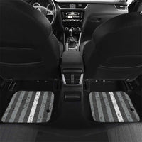 Grunge American Flag Darts Car Mats with Dartboard Target and Black White Stars - Wonder Print Shop