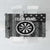 Grunge American Flag Darts Tablecloth with Dartboard Target and Black White Stars - Wonder Print Shop