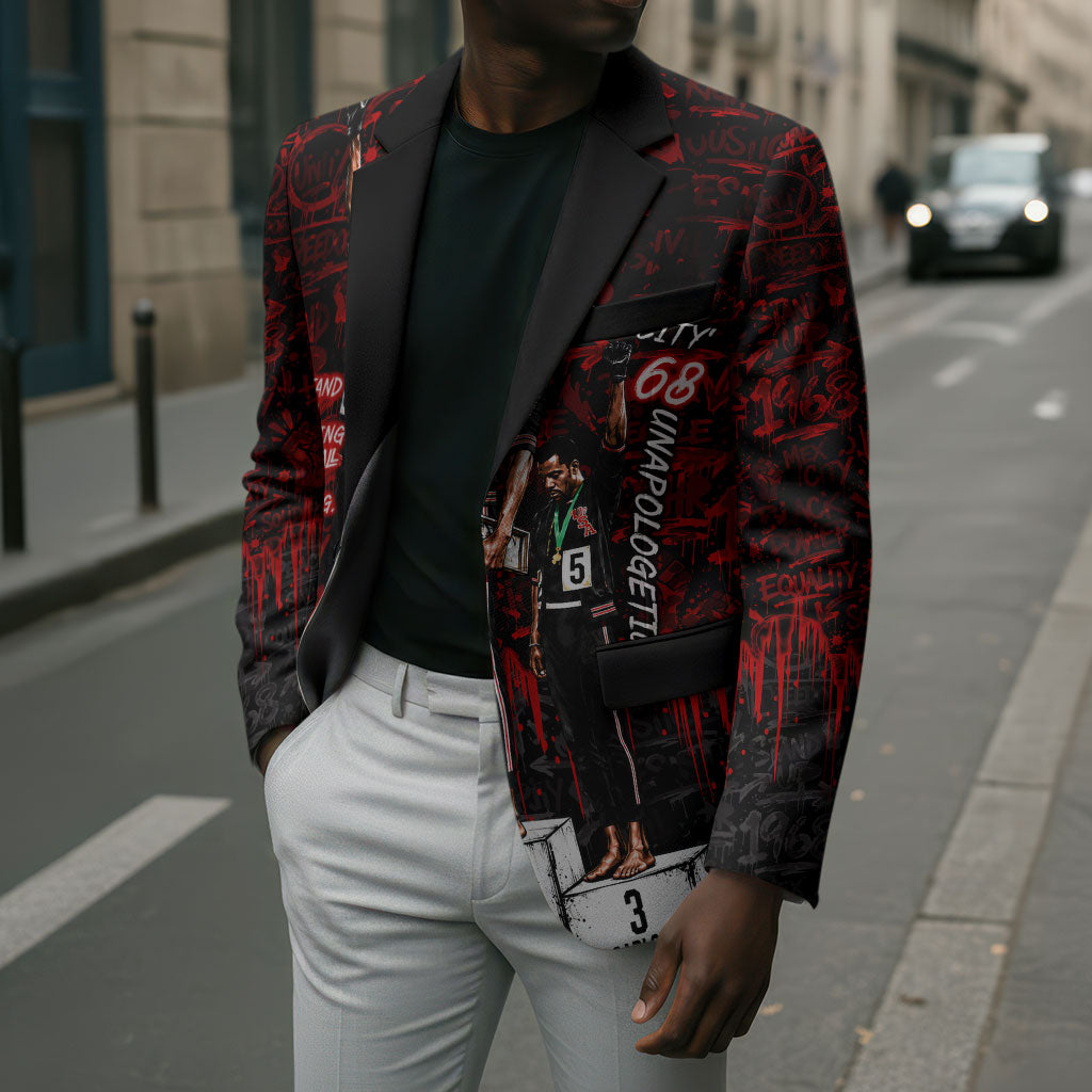 Mexico City 1968 Black Power Salute Blazer Unapologetic Civil Rights History Urban Graffiti Art