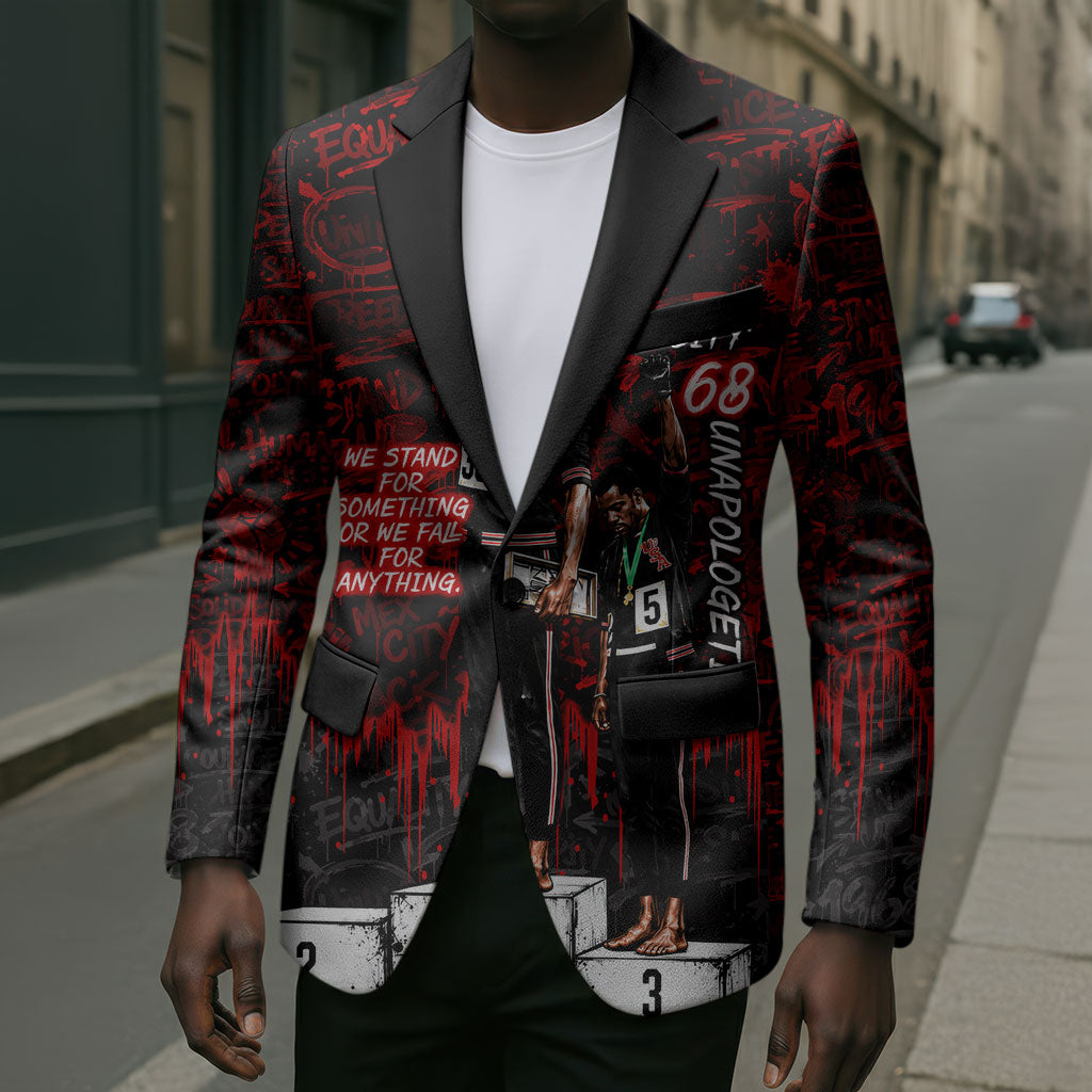 Mexico City 1968 Black Power Salute Blazer Unapologetic Civil Rights History Urban Graffiti Art