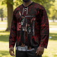 Mexico City 1968 Black Power Salute Hockey Jersey Unapologetic Civil Rights History Urban Graffiti Art