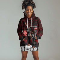 Mexico City 1968 Black Power Salute Hoodie Dress Unapologetic Civil Rights History Urban Graffiti Art