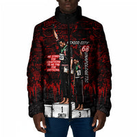 Mexico City 1968 Black Power Salute Padded Jacket Unapologetic Civil Rights History Urban Graffiti Art