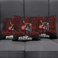 Mexico City 1968 Black Power Salute Pillow Cover Unapologetic Civil Rights History Urban Graffiti Art