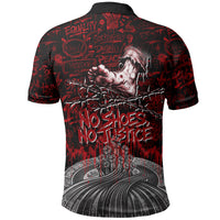 Mexico City 1968 Black Power Salute Polo Shirt Unapologetic Civil Rights History Urban Graffiti Art