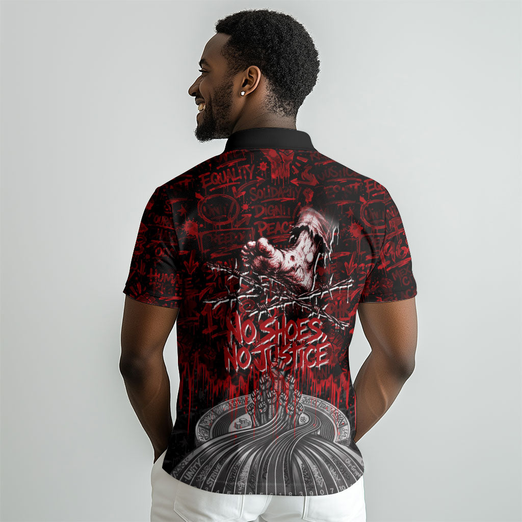Mexico City 1968 Black Power Salute Polo Shirt Unapologetic Civil Rights History Urban Graffiti Art