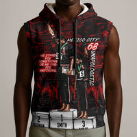 Mexico City 1968 Black Power Salute Sleeveless Hoodie Unapologetic Civil Rights History Urban Graffiti Art