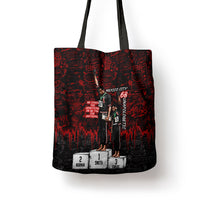Mexico City 1968 Black Power Salute Tote Bag Unapologetic Civil Rights History Urban Graffiti Art