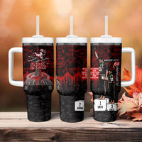 Mexico City 1968 Black Power Salute Tumbler With Handle Unapologetic Civil Rights History Urban Graffiti Art