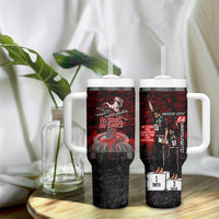 Mexico City 1968 Black Power Salute Tumbler With Handle Unapologetic Civil Rights History Urban Graffiti Art