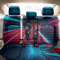 African American 1968 Black Power Salute Back Car Seat Cover Retro Cyberpunk Sci-Fi Tech Civil Rights Art