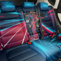 African American 1968 Black Power Salute Back Car Seat Cover Retro Cyberpunk Sci-Fi Tech Civil Rights Art