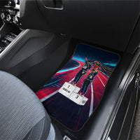 African American 1968 Black Power Salute Car Mats Retro Cyberpunk Sci-Fi Tech Civil Rights Art