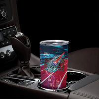 African American 1968 Black Power Salute Tumbler Cup Retro Cyberpunk Sci-Fi Tech Civil Rights Art