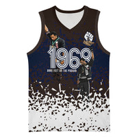 Black Power Salute African Human Rights Basketball Jersey Civil Rights Movement OPHR Mexico City 1968 Retro