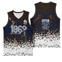 Black Power Salute African Human Rights Basketball Jersey Civil Rights Movement OPHR Mexico City 1968 Retro
