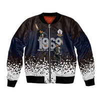Black Power Salute African Human Rights Bomber Jacket Civil Rights Movement OPHR Mexico City 1968 Retro