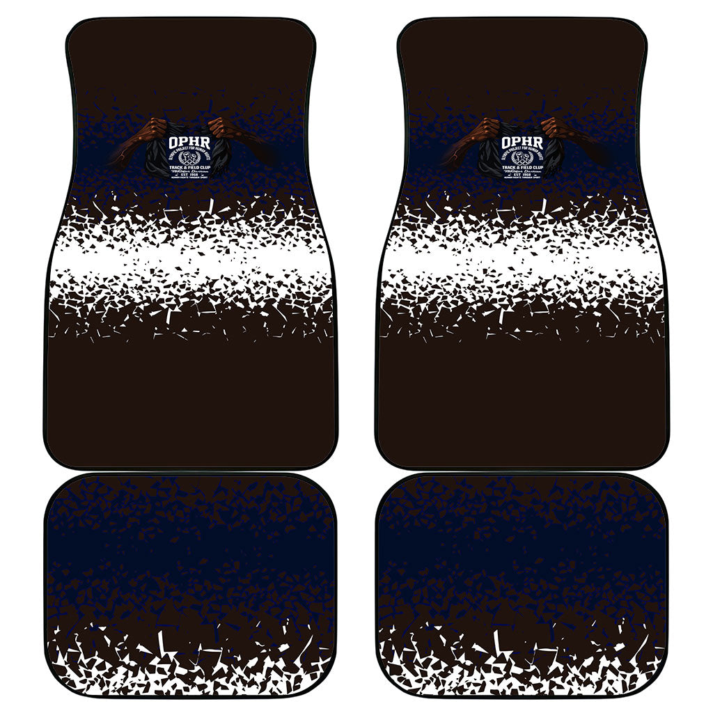 Black Power Salute African Human Rights Car Mats Civil Rights Movement OPHR Mexico City 1968 Retro