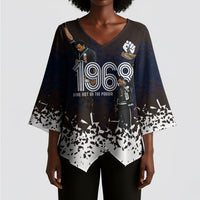 Black Power Salute African Human Rights Kimono Sleeve Blouse Civil Rights Movement OPHR Mexico City 1968 Retro