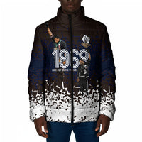 Black Power Salute African Human Rights Padded Jacket Civil Rights Movement OPHR Mexico City 1968 Retro