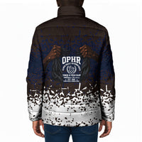 Black Power Salute African Human Rights Padded Jacket Civil Rights Movement OPHR Mexico City 1968 Retro