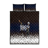 Black Power Salute African Human Rights Quilt Bed Set Civil Rights Movement OPHR Mexico City 1968 Retro