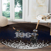 Black Power Salute African Human Rights Round Carpet Civil Rights Movement OPHR Mexico City 1968 Retro