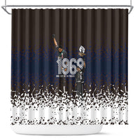 Black Power Salute African Human Rights Shower Curtain Civil Rights Movement OPHR Mexico City 1968 Retro