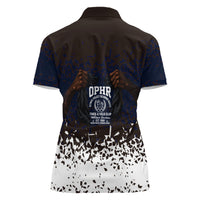 Black Power Salute African Human Rights Women Polo Shirt Civil Rights Movement OPHR Mexico City 1968 Retro