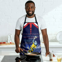 Personalized Cape Verde Blue Sharks Apron African Pride Dynamic Stadium Soccer Graphic Art
